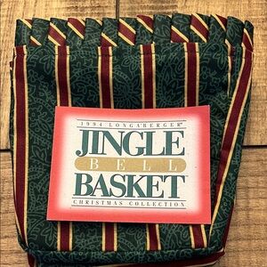 Longaberger Holiday Cheer Basket liner New